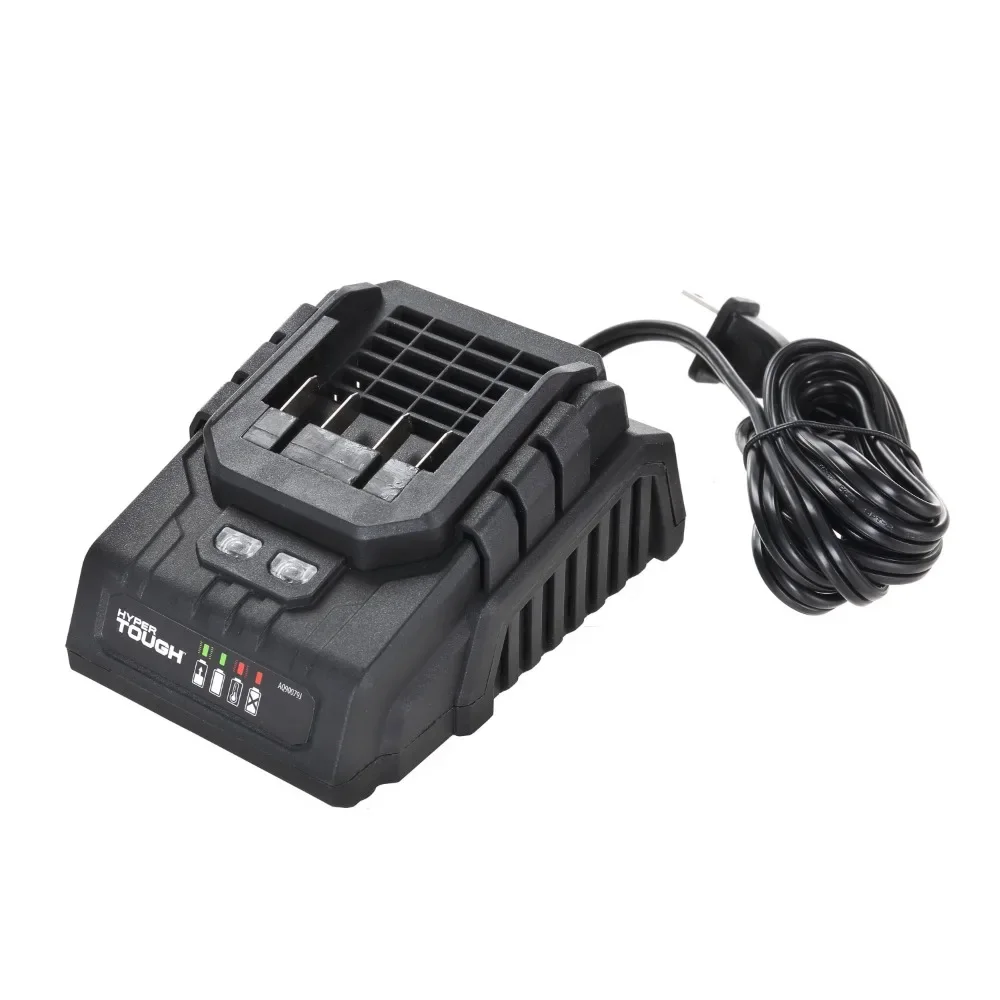 Hyper Tough 20V Lithium-Ion Battery Fast Charger for Hyper Tough 20V Rechargeable Batteries