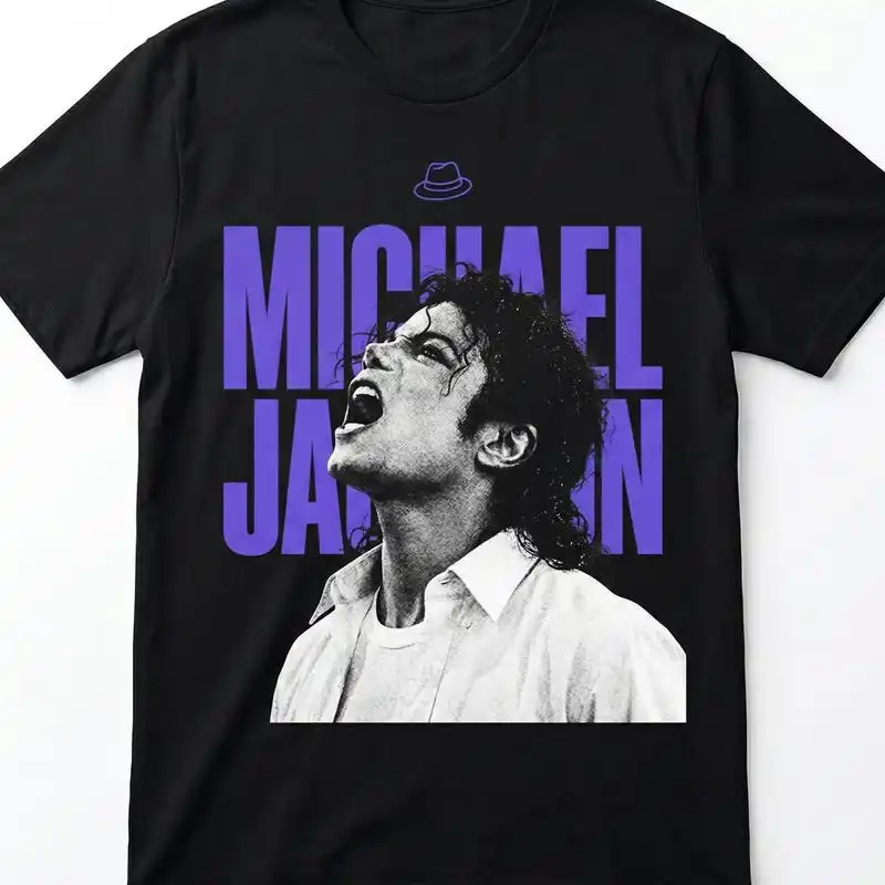 Michael Jackson Halftone Tee | King of Pop Music Icon Shirt