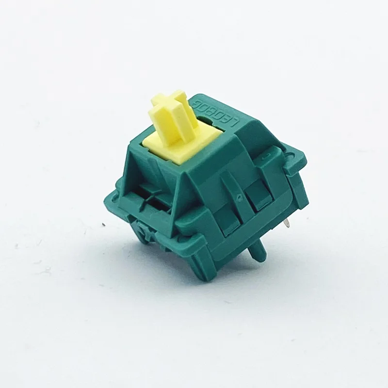 LEOBOG Kayking Switch for Mechanical Keyboard HIFI Linear 5 Pins Green Bottom Out force 43g Lubed