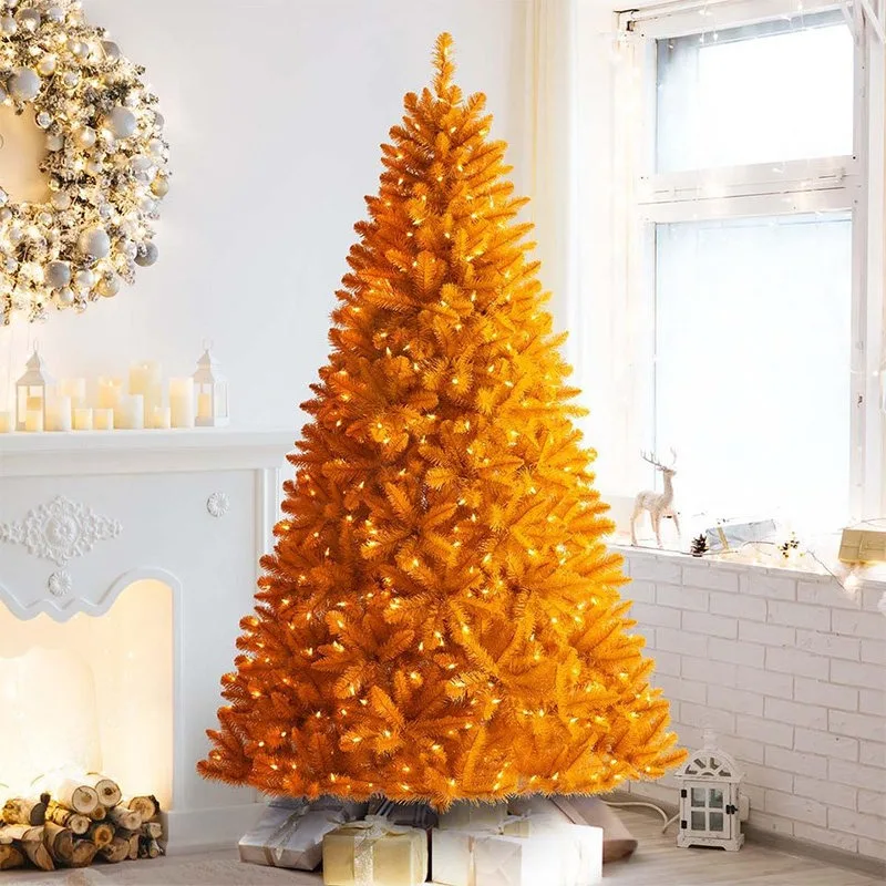 Colorful Christmas Decorations DIY High-end Luminous New Orange Orange Christmas Tree Ornament