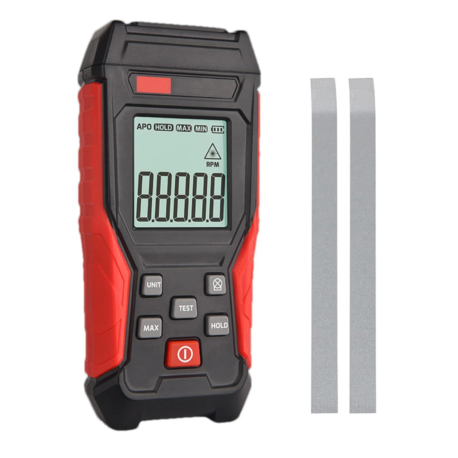 Digital Tachometer NonContact TA500A Complete Kit Includes Reflective Markers and User Manual Measures up to 100000 RPM