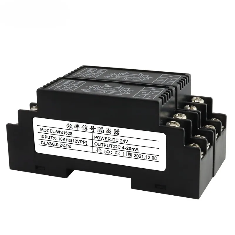 TS-F سلسلة عازل التردد المقاوم للانفجار 4-20mA/0-10V الناتج DIN 35mm السكك الحديدية جبل الأتمتة الصناعية