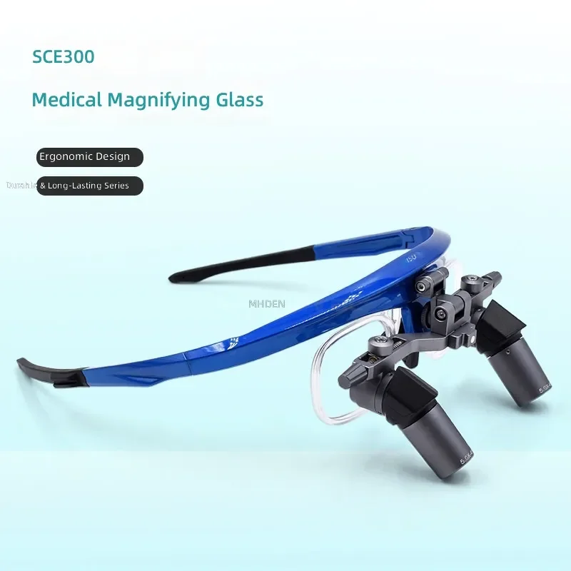 Modern Medical 5.0X Dental Loupes with Adjustable Pupil Distance for ENT Oral Surgery Magnifying Glass