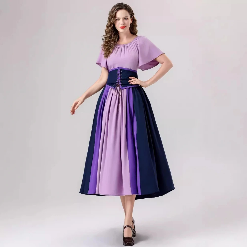 Robe de bal de mascarade pour adultes, rétro médiéval, Flng Sve Dr, Costume d'halloween, Collection d'hiver pour dames