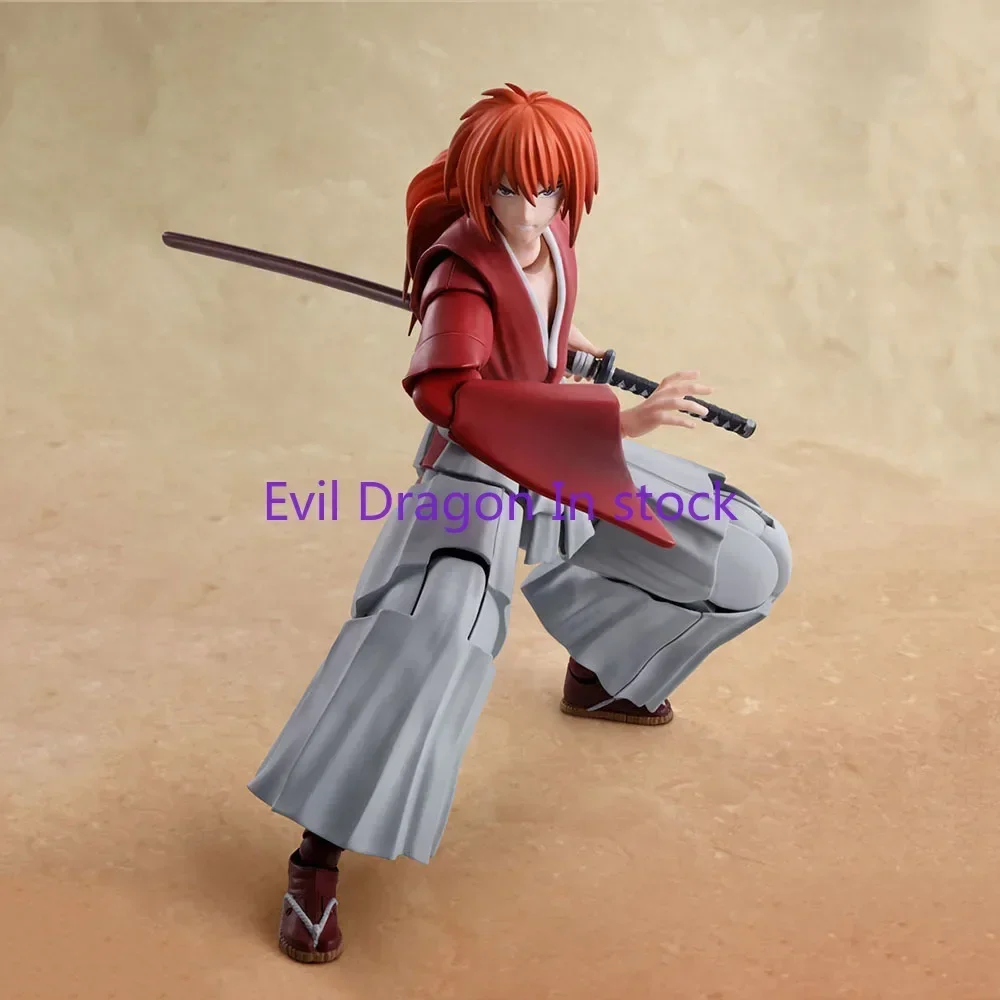 

100% оригинальные фигурки Bandai Sh Figuarts Shf Himura Kenshin, аниме-модель, игрушки, коллекция фигурок, подарки на складе