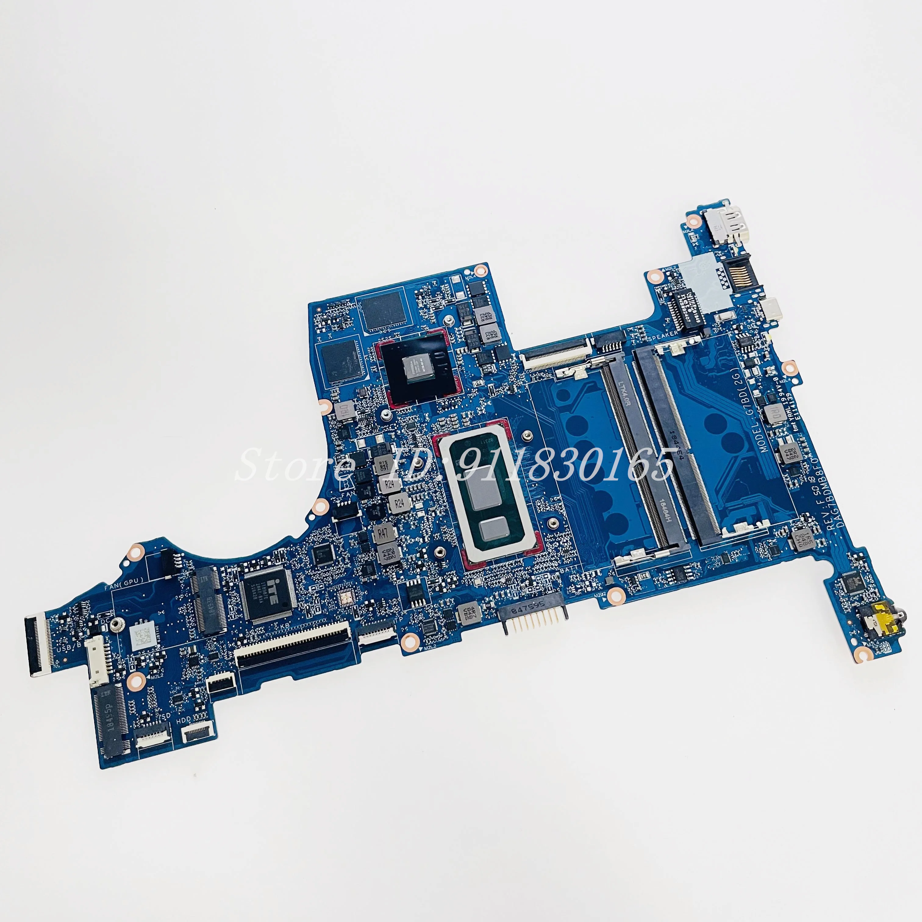 Imagem -06 - Placa-mãe Portátil para hp Dag7bdmb8f0 Modelo G7bd L34174601 hp 15-cs 15t-cs i3 i5 I78th Cpu Uma Mx150 100 Trabalho