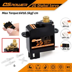 DSpower 2g motor Servo Metal Gear Mini micro servi per RC Car airals elicottero ad ala fissa RC Car Boat Duct Plane Robot