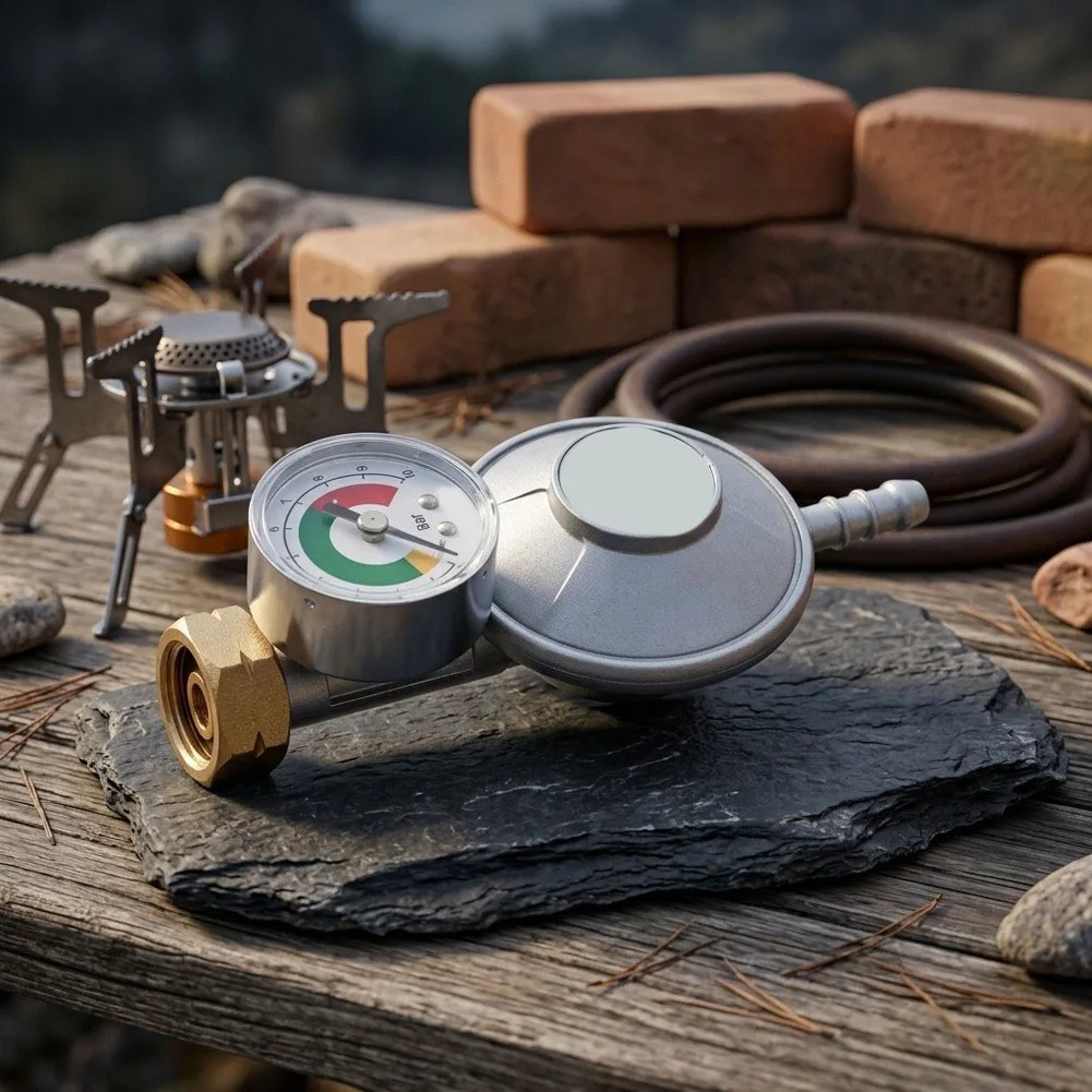 Gas Regulator with 30mbar Pressure Setting and Gauge for Reliable Performance in Ukraine Russia Romania Homes Gas