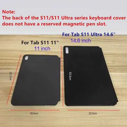 Imagen 2 del producto Teclado mágico para Samsung Galaxy Tab S11 S10 Lite S9 S8 S7 FE Plus 12,4 11 funda magnética para Tab S8 S9 S10 S11 Ultra 14,6 ""Funda