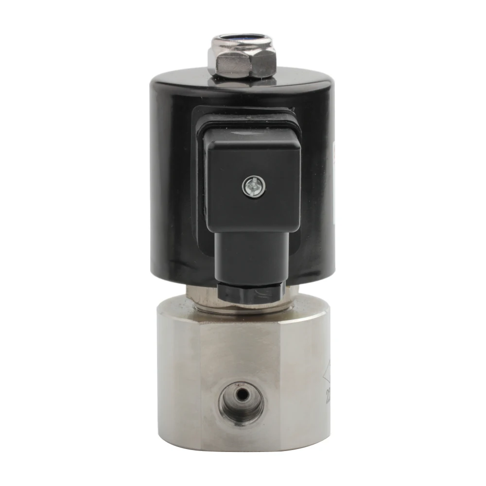 XSG 500 bar stainless steel direct acting super high pressure solenoid valve