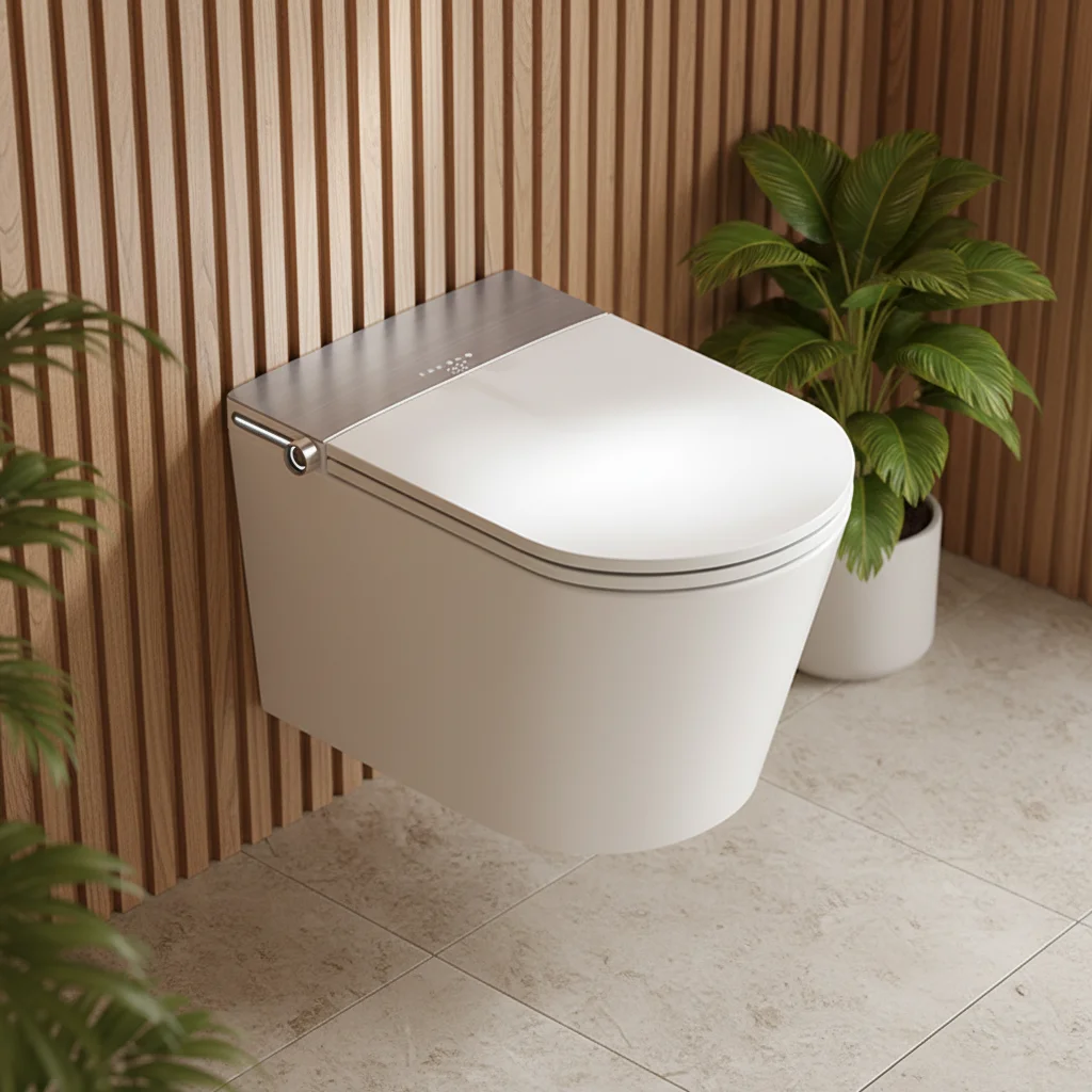 S032 Factory Direct Remove Control Wall-hung Intelligent Toilet Quick Heating Type Space-Saving Smart Toilet