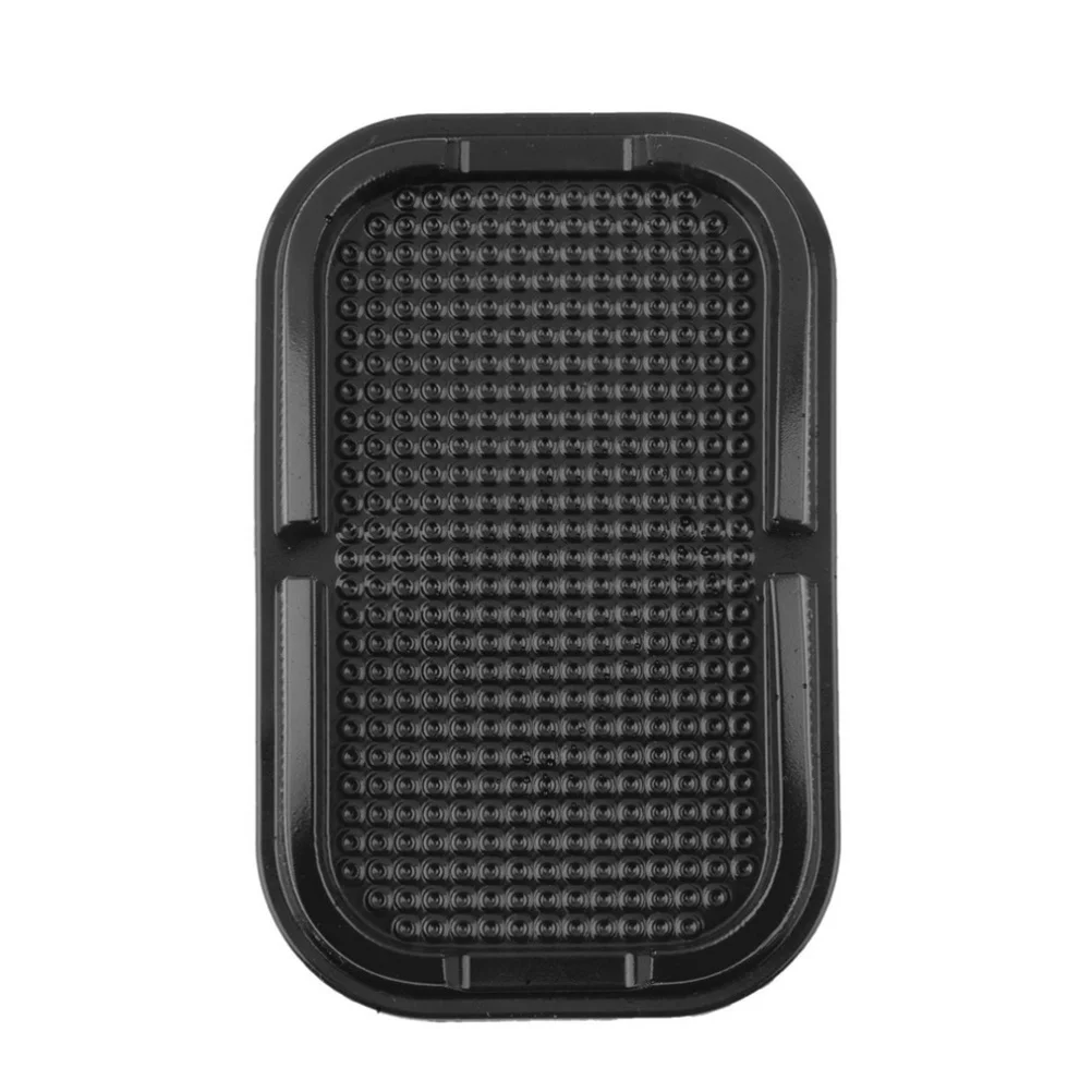 

Multifunctional Rubber Anti-Slip Car Dashboard Non-Slip Mat Black Holds Smartphone GPS Navigation Skid-Proof Pad Washable