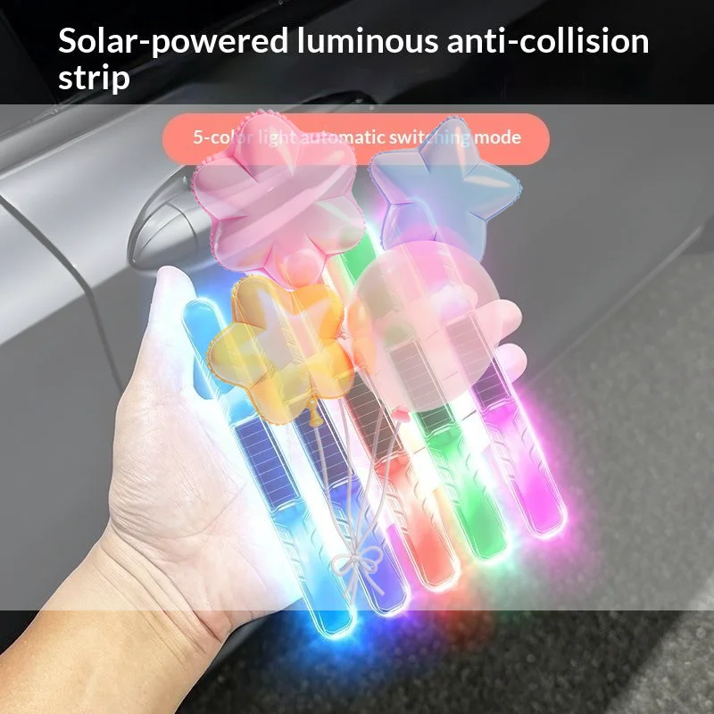 Waterproof Solar Motorcycle Brake Tail Light Anti-Collision Warning Lamp Modified LED Light for Motorbike Off-road Riding