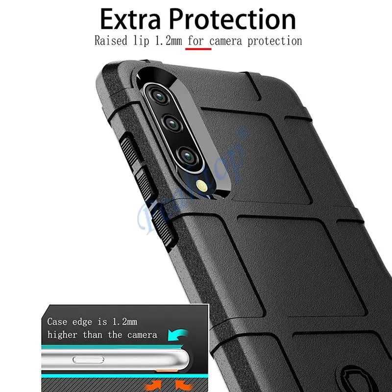 Rugged Shield Case For Huawei P20 Lite P30 Pro Cover For Huawei Mate 20 Lite 10 Honor 8X Y9 Soft Silicone Shockproof Armor Cases