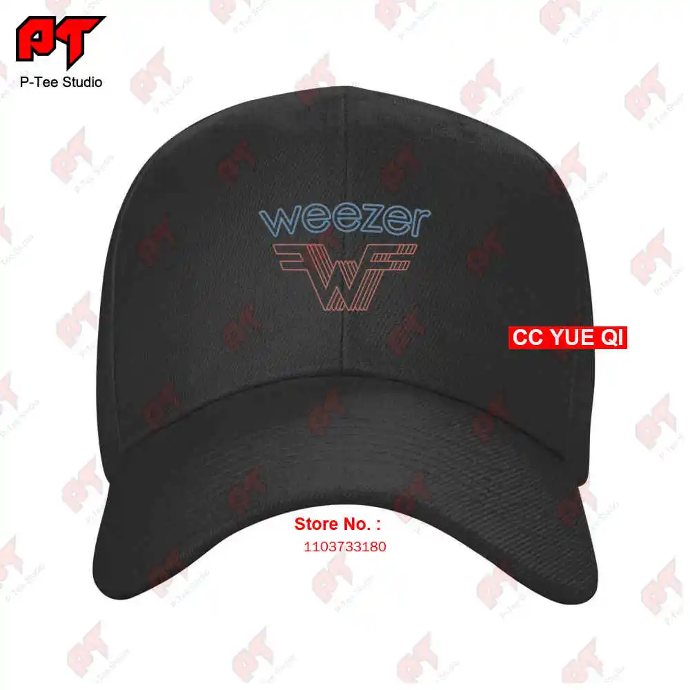 Weezer W Logo Baseball Caps Truck Cap F9UM