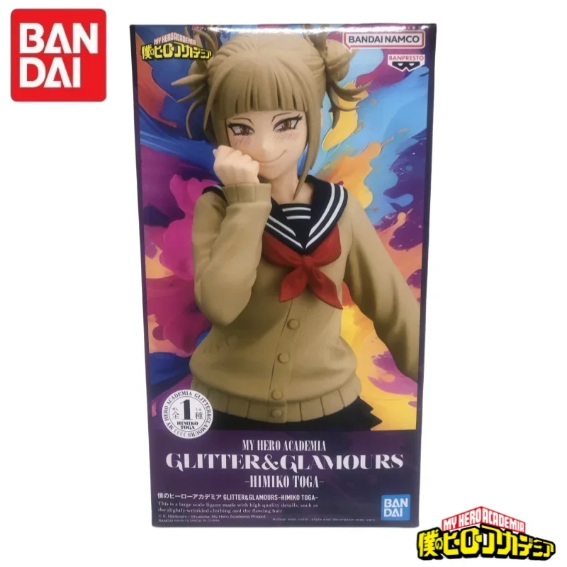 

В наличии оригинальные Bandai My Hero Academia Shining Charm Toga Himiko аниме фигурки героев модель игрушки орнамент коллекция подарки