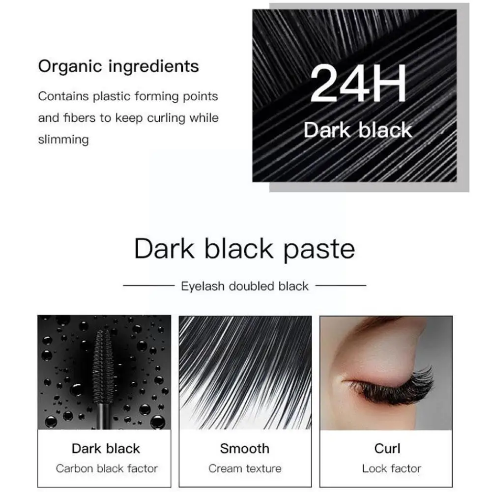 1 Pc 4d Zijden Vezel Wimpers Verlenging Mascara Waterdichte Lash Faux Macara Rimel Groei Blijvende Wimper Lange Cils Verlengen De L5y4