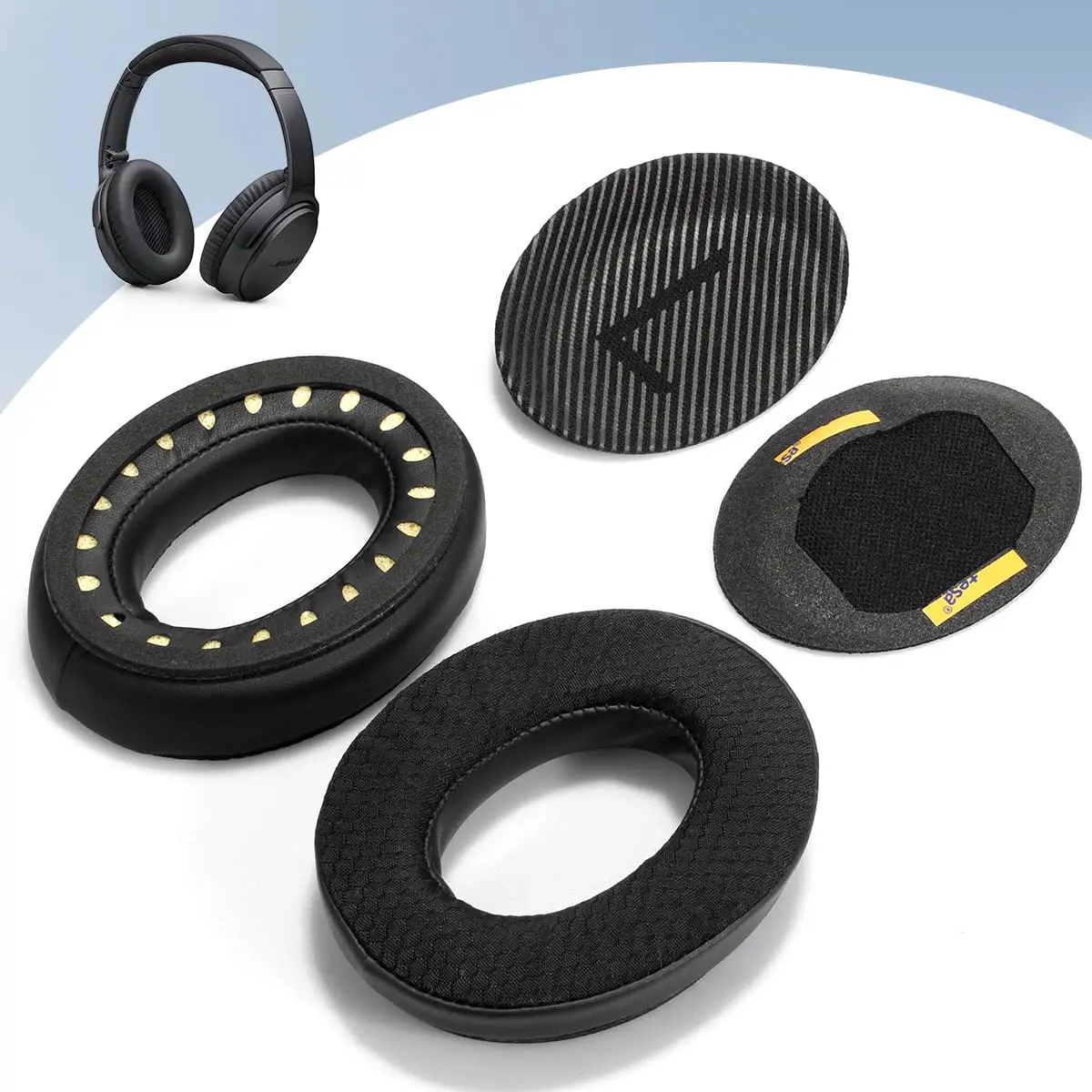Wymienne nauszniki z żelem chłodzącym do słuchawek Bose QuietComfort 35 II/45 (QC35/QC45/QC35 II) — zdjęcie produktu 6