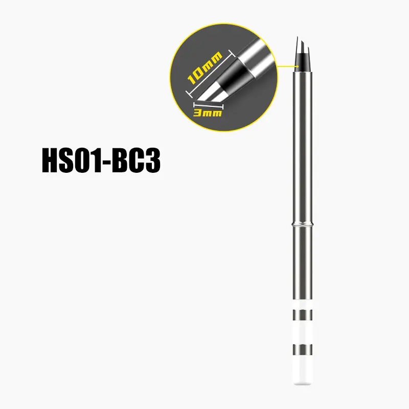 HS01-KR K65 B2 ILS BC3 BC2 Welding Nozzle Knife Edge Horseshoe Replacement For Hs-01 T65 T85 GVDA GD300 RGS65 Soldering Iron Tip