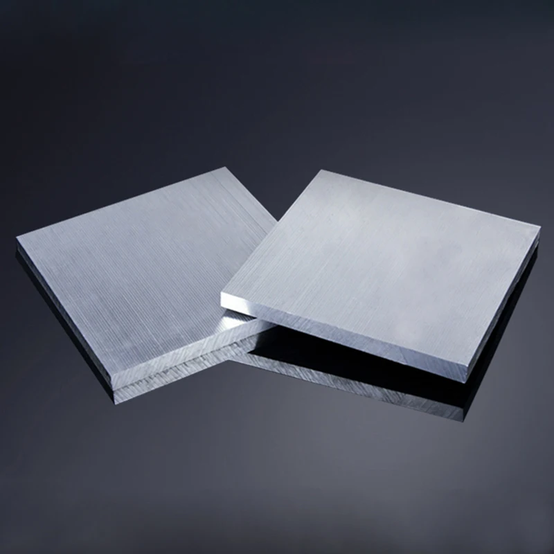 10pcs 7075 Aluminum Al Alloy Shiny Polished Plate Sheet 1mm X 100mm X 100mm for DIY Material Model Parts or Boat Construction
