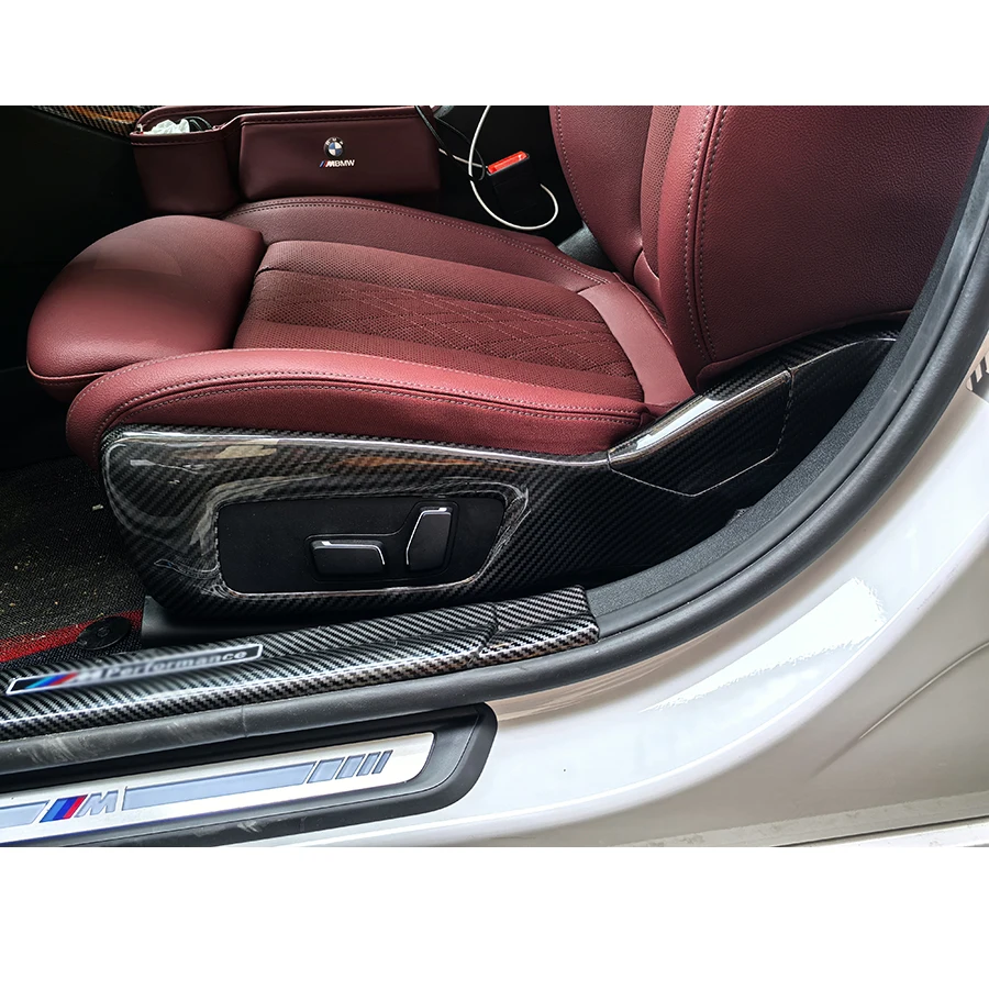 لسيارات BMW 3 4 Series G20 G26 X3 G01 G02 X3M F97 ألياف الكربون مقعد لوحة جانبية دلو رياضي مقعد الجانب لوحة الكسوة طقم الجسم الداخلي