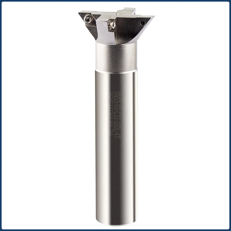 

HSS Dovetail Cutter 55 60 Degree 25mm 30mm 40mm 50mm 60mm 80mm Dovetail End Mill High Speed Steel Dovetail Milling Cutter