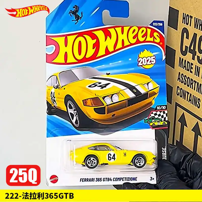 سلسلة Hot Wheels Mainline سيارة أساسية في جميع أنحاء العالم 1/64 2025 Wave Q Case FERRARI F40 COMPETIZIONE HONDA MOTOCOMPO AUDI 90 ألعاب سيارات #4