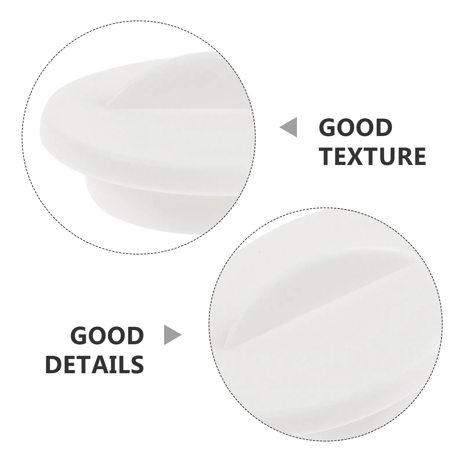 24Pcs Hydroponic Plant Spacer Caps White Round 1.5 Inch Hole Covers Indoor Growing System Pod Lids Efficient Moisture Control