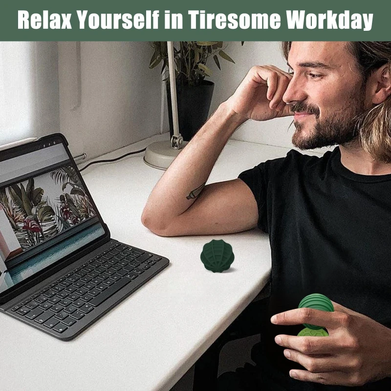 كرة تخفيف التوتر المغناطيسية المصنوعة من السيليكون، لعبة تخفيف التوتر المحمولة، أداة تهدئة للأشخاص الذين يعانون من التوحد وADHD