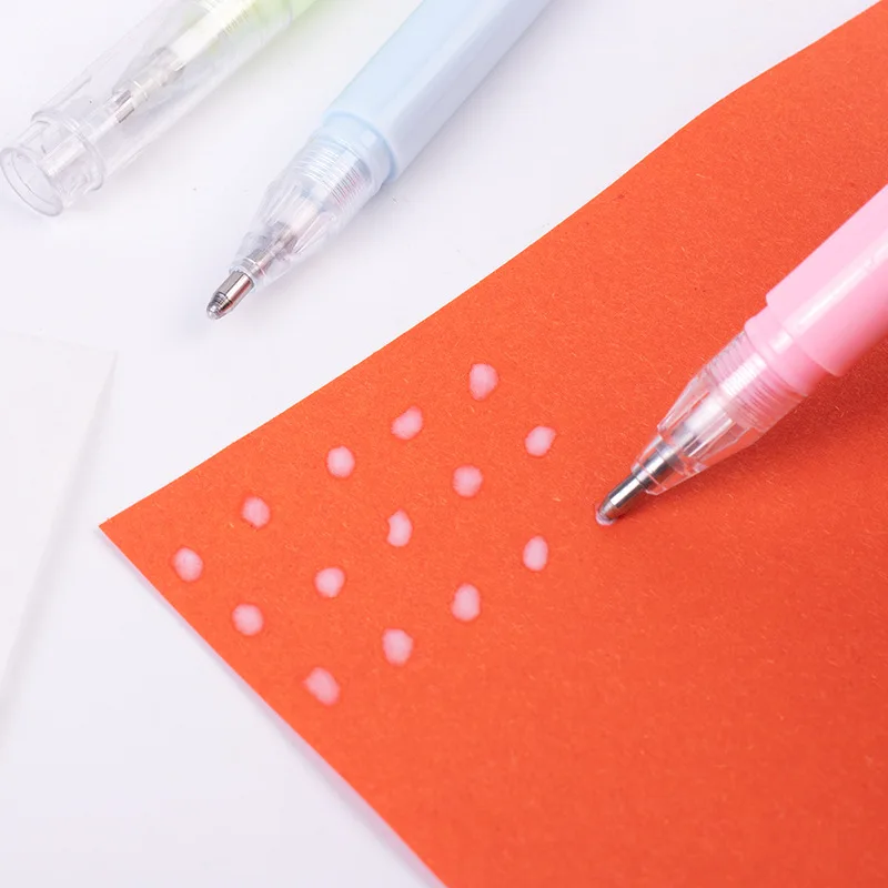 Double-Headed Glue Pen Precision Cutter Express Box Knife Paper Cutting Tool Craft Tools Journal Sticker Washi Tape Cutter