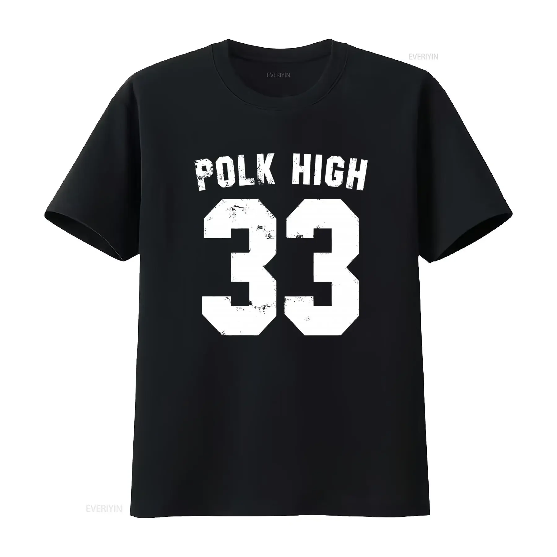 POLK HIGH Vintage Look T Shirt Married With Children Bundy Style  vintage Washed Comfortable streetwear Slightly Stretched