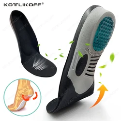 Plantillas de Gel ortopédicas para la salud del pie, almohadilla de suela plana para zapatos, almohadilla de soporte de arco para fascitis Plantar, Unisex