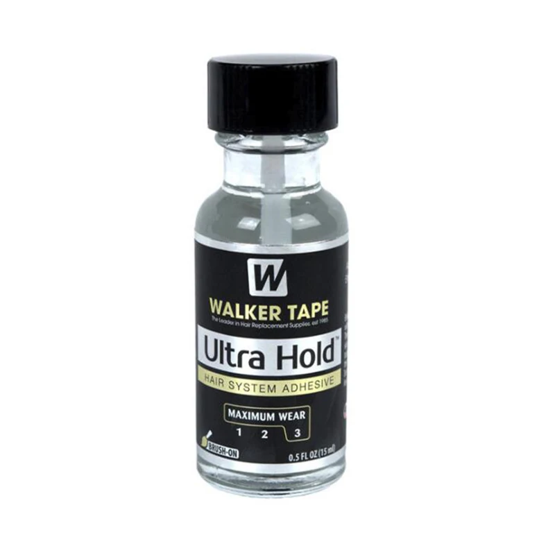 Pegamento para peluca de encaje Ultra Hold, 0,5 oz/15ml, pegamento frontal para pelucas, extensión de cabello con cierre, 10 botellas, venta al por mayor