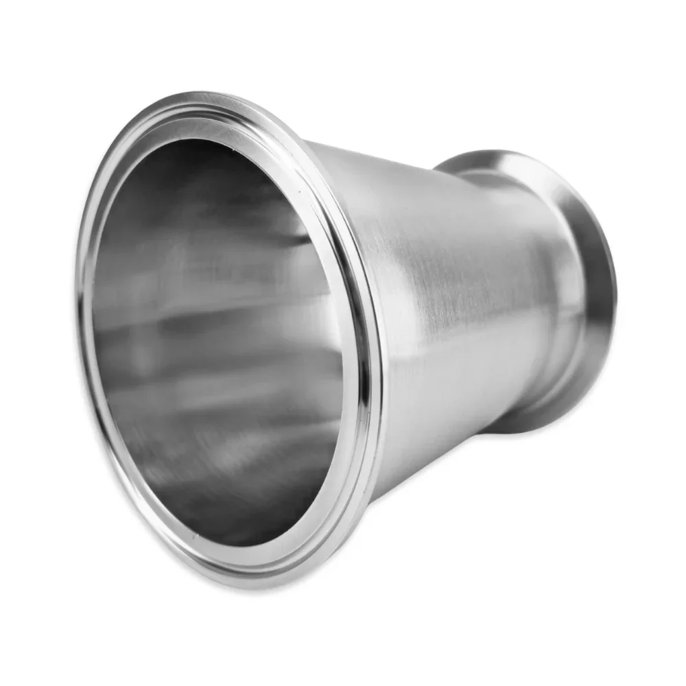 KegLand Stainless Steel Concentric Reducer 3 Inch To 4 Inch TC Adaptor （Height 110mm) Craft Brewing