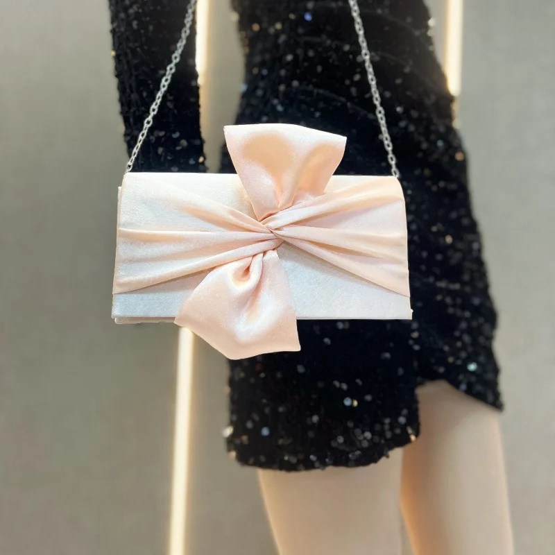 

New Butterfly Knot Handbags For Women Evening Dress Banquet Bag Small Underarm Bag Clutch Purse Elegant and Fashion Shoulder Bag