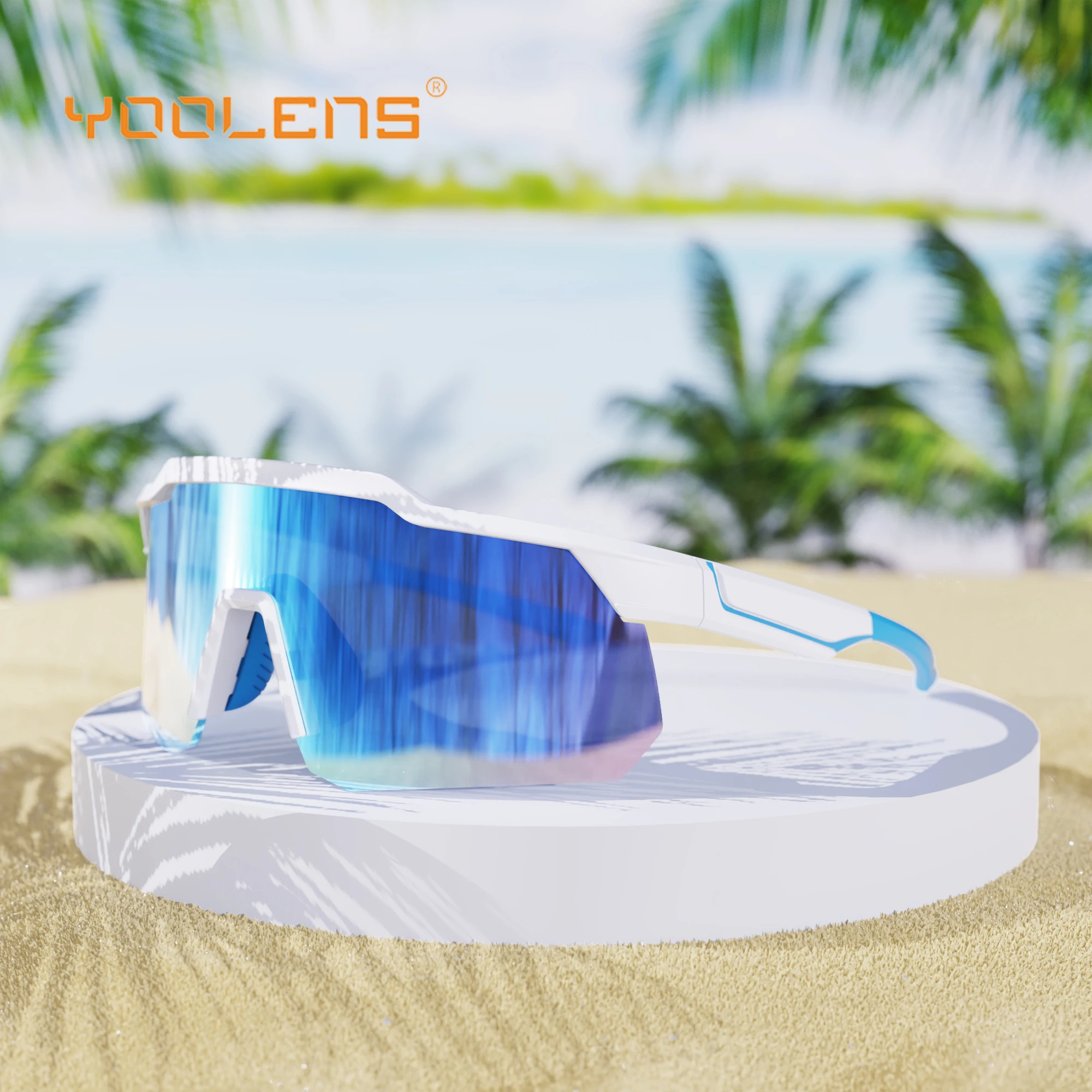 

Новые спортивные очки YOOLENS YKC04-11 для езды на велосипеде (шоссейном и горном), с защитой от ветра и УФ-излучения UV400, ударопрочные, для бега