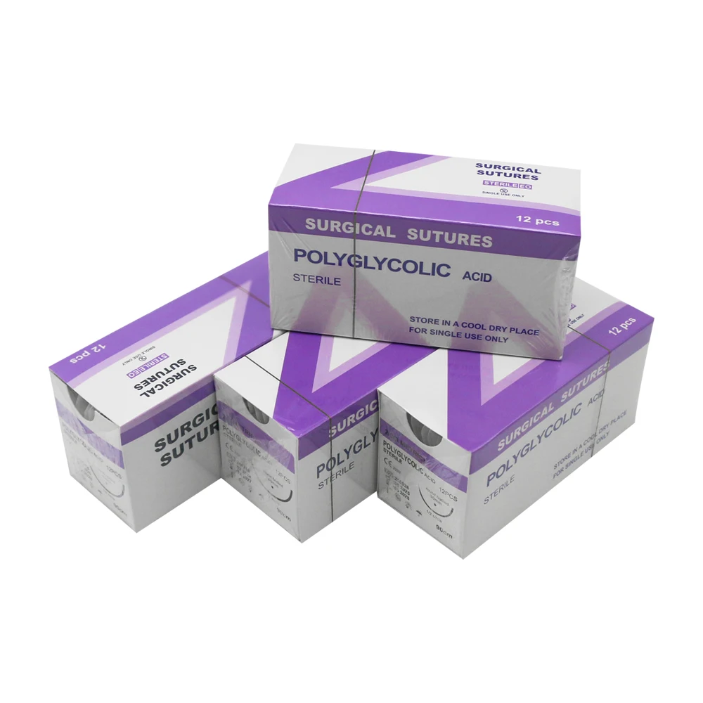 Pet Surgical 90CM With Needle 2-0 /0 /1/2 Absorbable Suture Thread Pet Dog Specific Teaching Demonstrations Exercises Use