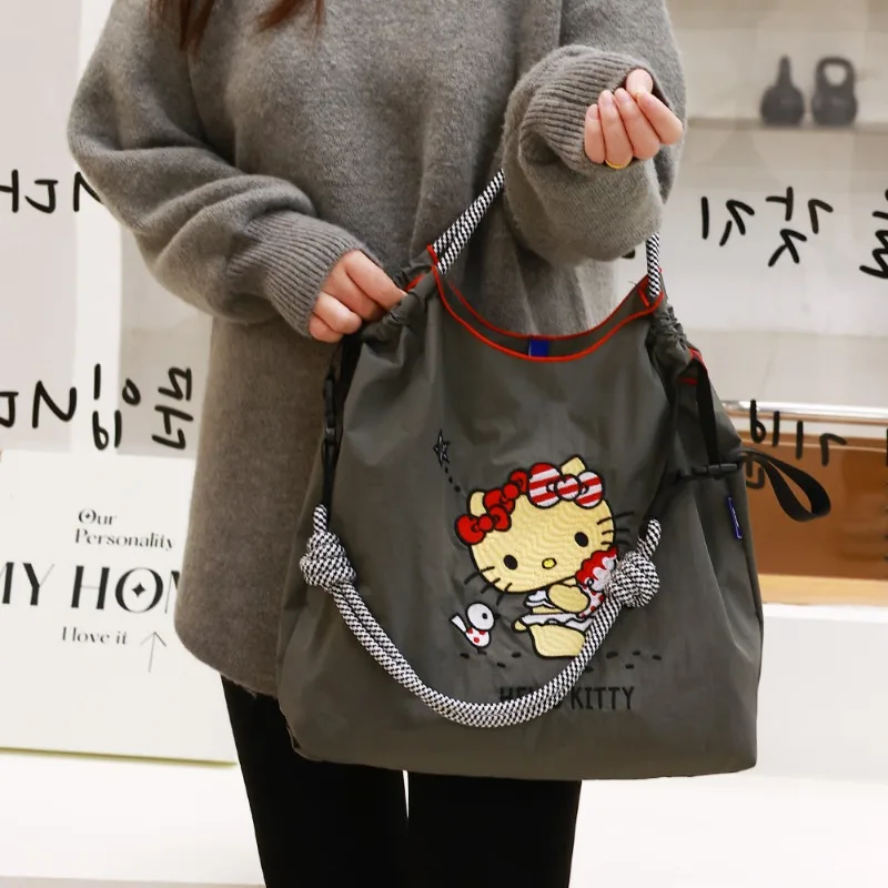 

Anime Sanrio Hello Kitty Shoulder Bags Kt Cat Cartoon Tote Bag Kawaii Handbag Embroidered Crossbody Bag Birthday Girl Gifts