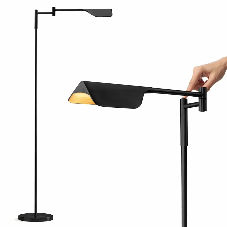 

Leaf Pharmacy LED Reading Lamp, Dimmable Floor Lamp with Easy Rotation Over Chair or Desk for Living Rooms amp Offices, Adjustab