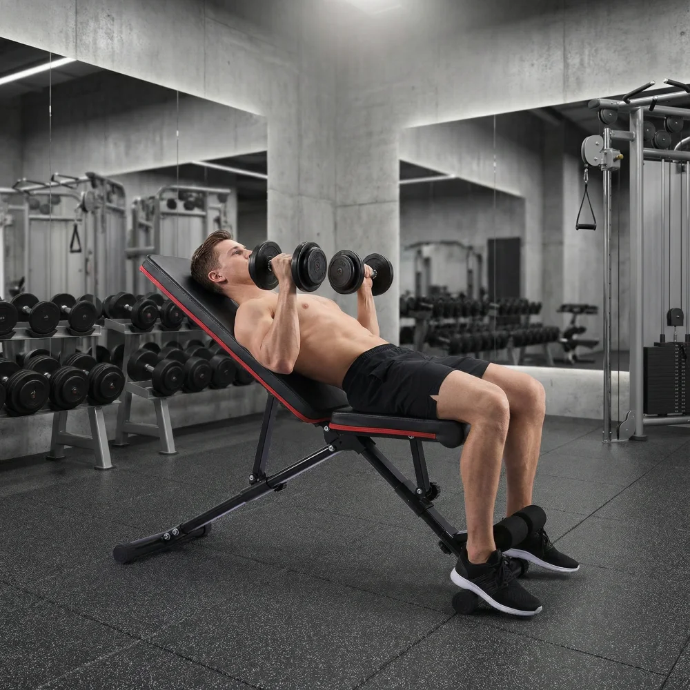 

Sales Promotion Workout Bench Heavy Duty Exercise Folding Portable Dumbbell Workout Weight Benches