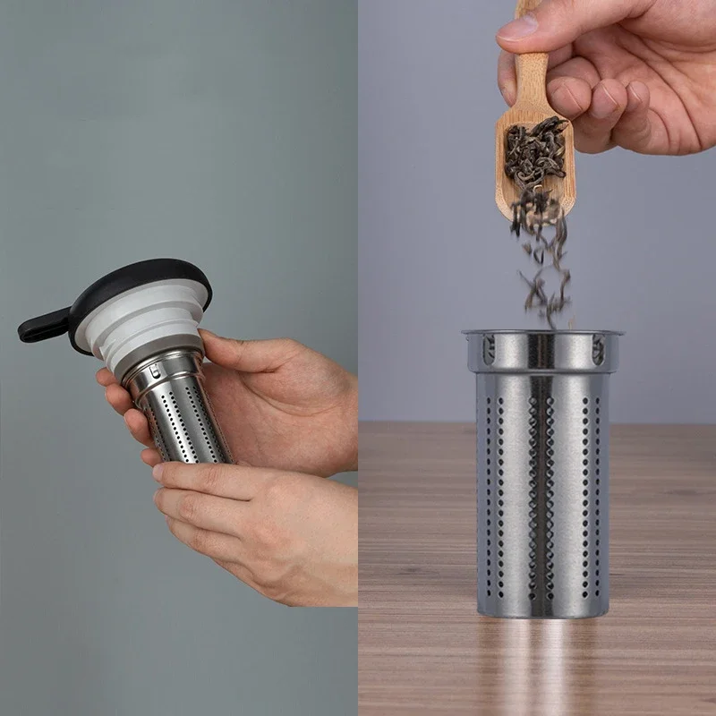 High Quality 316 Stainless Steel Thermos Bottle Intelligent Temperature Display Water Jug with Tea Strainer Teapot Coffee Pot