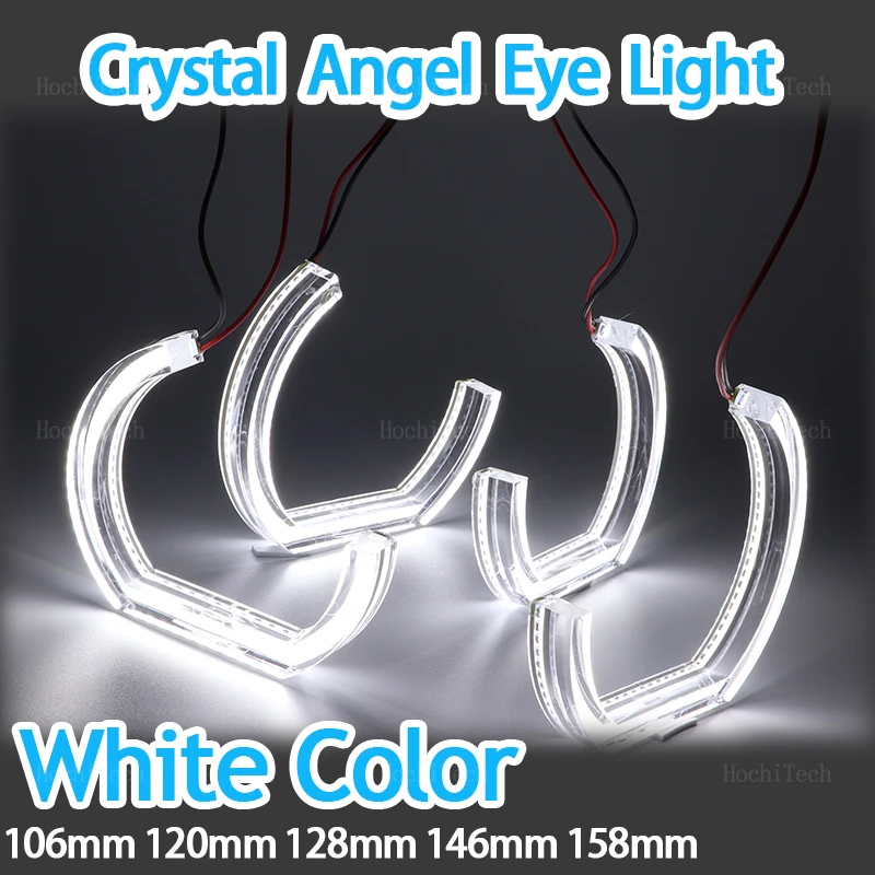 Car-styling anelli LED bianchi per BMW X1 X3 X5 X6 E70 E71 Z3 Z4 E30 E32 E34 E36 E38 E53 E60 E61 E85 F30 Angel Eyes Kit lampade