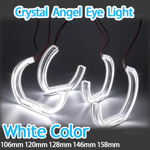 자동차 스타일링 화이트 LED 링 BMW X1 X3 X5 X6 E70 E71 Z3 Z4 E30 E32 E34 E36 E38 E53 E60 E61 E85 F30 천사 눈 키트 램프