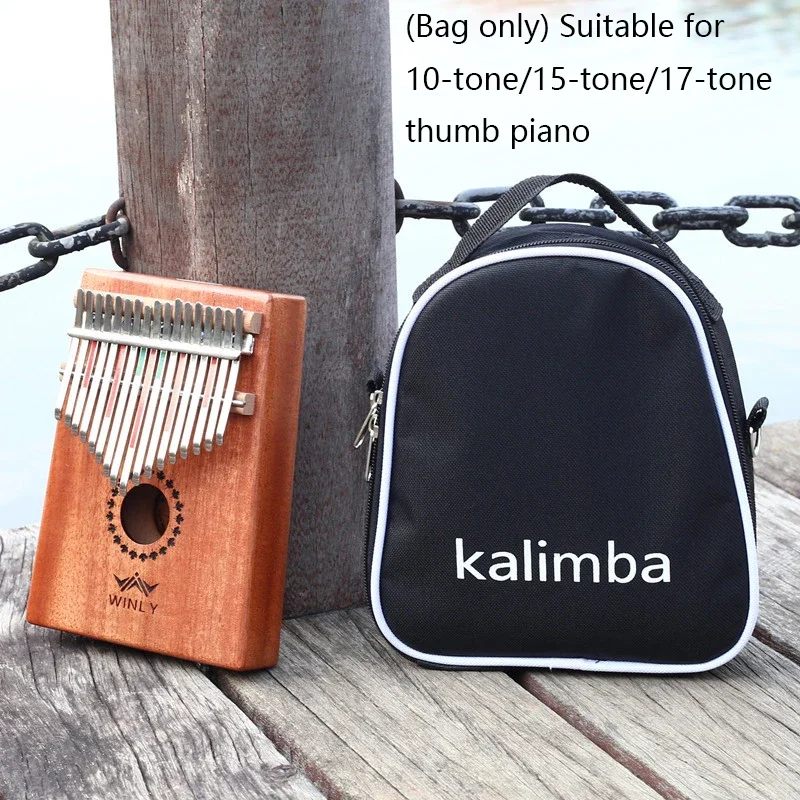 Kalimba Bag Thumb Piano Mbira custodia morbida a tracolla borsa portatile Kalimba Cover custodia protettiva Music Box Finger accessori per pianoforte