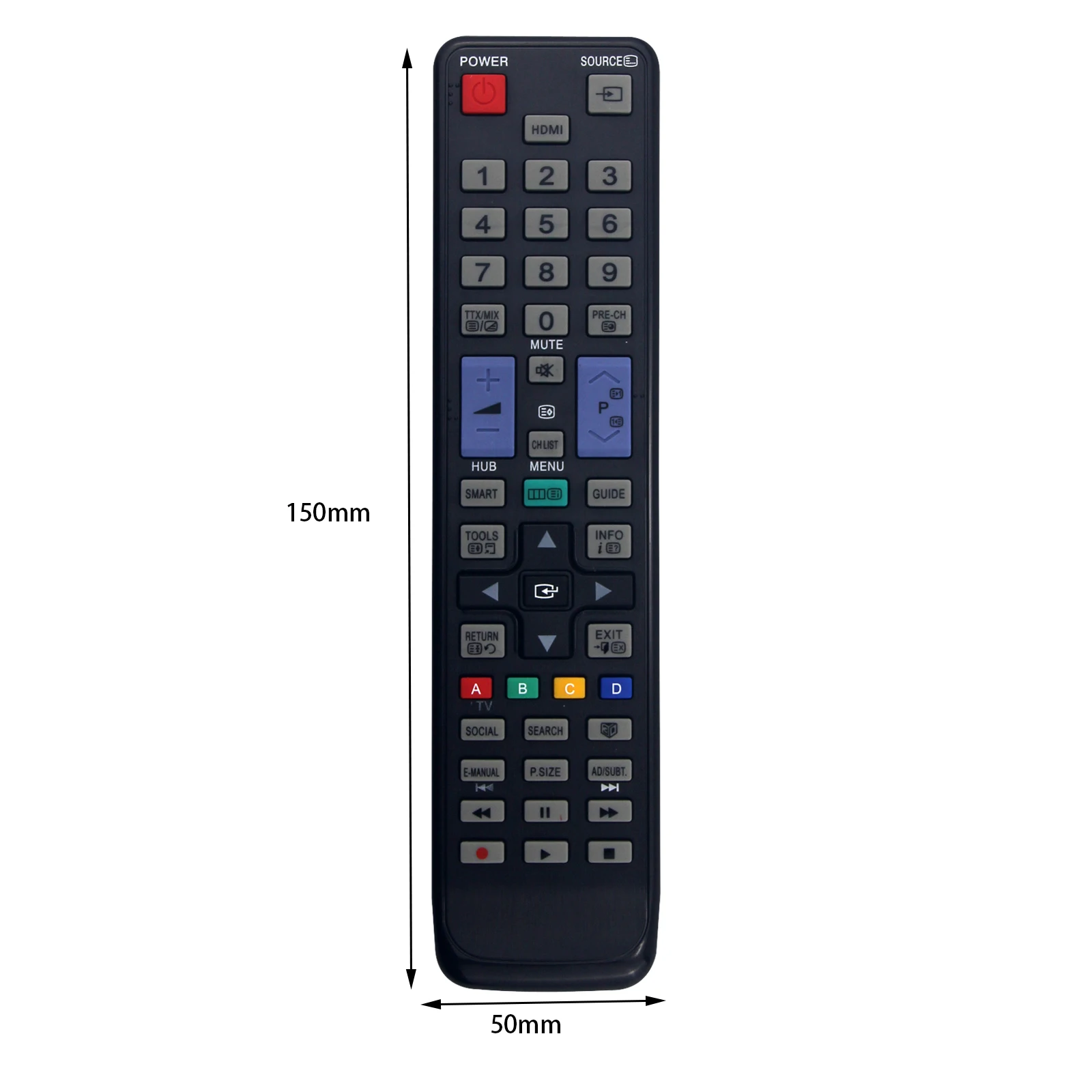 AA59-00507A Sub AA59-00500A 00504A 00505A 00506A 00508A 00509A 00581A 00502A 00503A Replacement Remote Control For Samsung TV