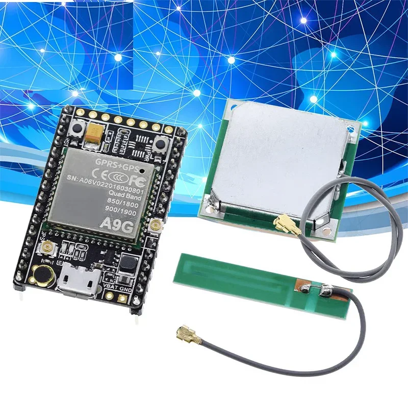 Плата разработки GSM/GPRS+GPS/BDS Плата разработки A9G \ SMS  голос  беспроводная передача данных + позиционирование