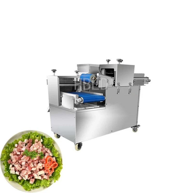 A New Type Of Fully Automatic Commercial Multifunctional Dicer Pork Beef Cutting Machine One-Time Molding