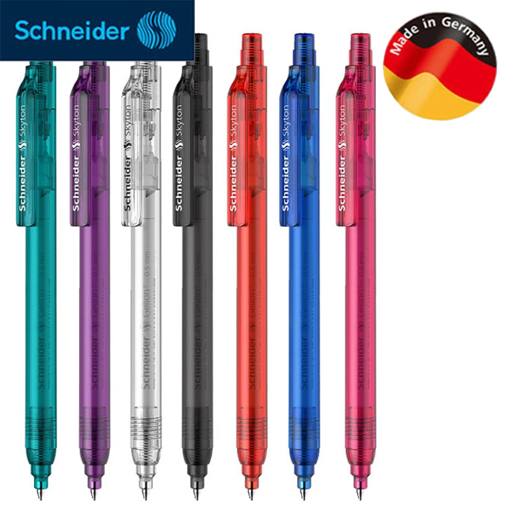 

7PCS/Set Schneider Gel Pens Skyton 0.5mm Replaceable G2 Pen Refill Stationery Kawaii School Supplies Office Accessories
