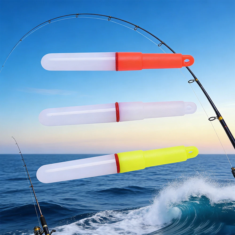 

10 Pcs LED Illuminated Fishing Lights Night Sea Fishing Light Stick Attract Hairtail Fish Lure Portable Fishing Gear