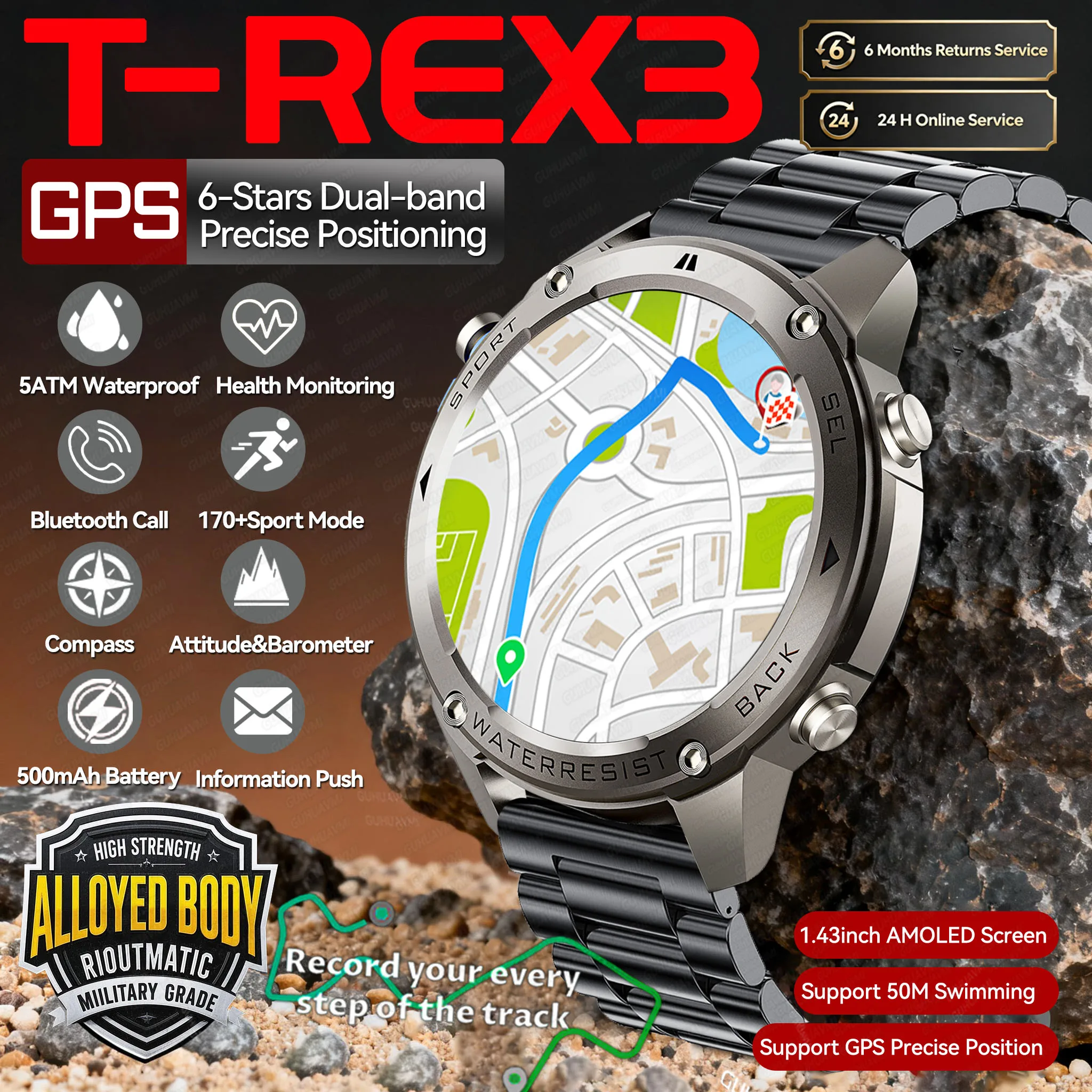 New T-Rex 3 Gps Sma… - image